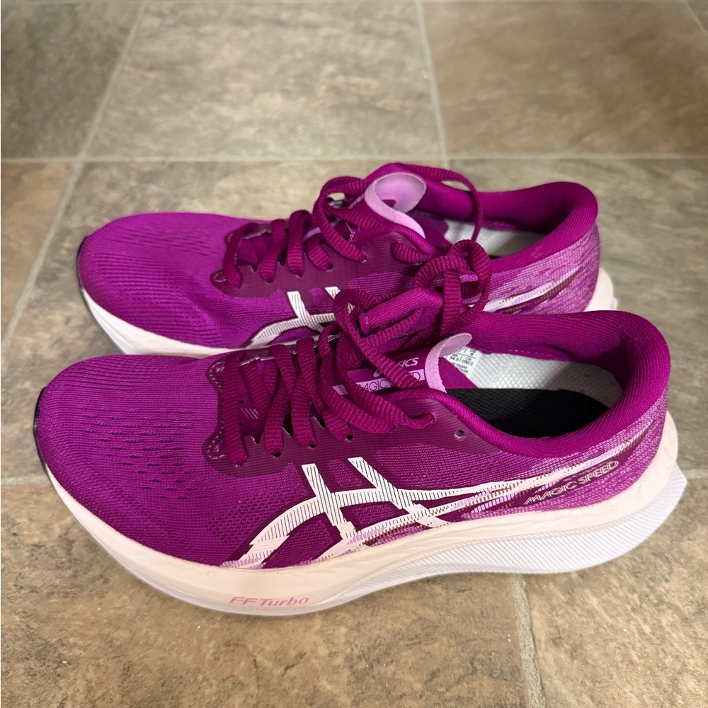 Asics Women's Magenta Athletic Shoes